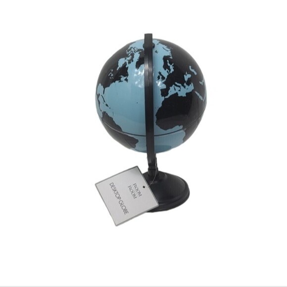 NWT Room 2 Room Blue Black Desktop Globe Decor - Picture 2 of 8